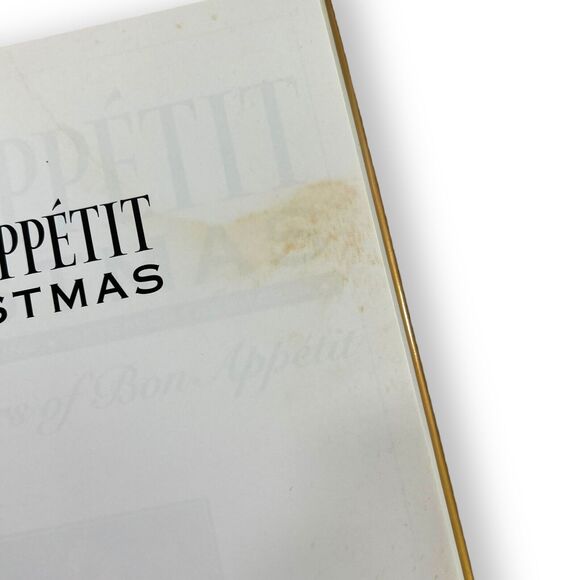Bon Appetit Christmas: Party Entertaining Cookbook Book Hardcover w/ DJ *FLAWS* - Picture 7 of 16
